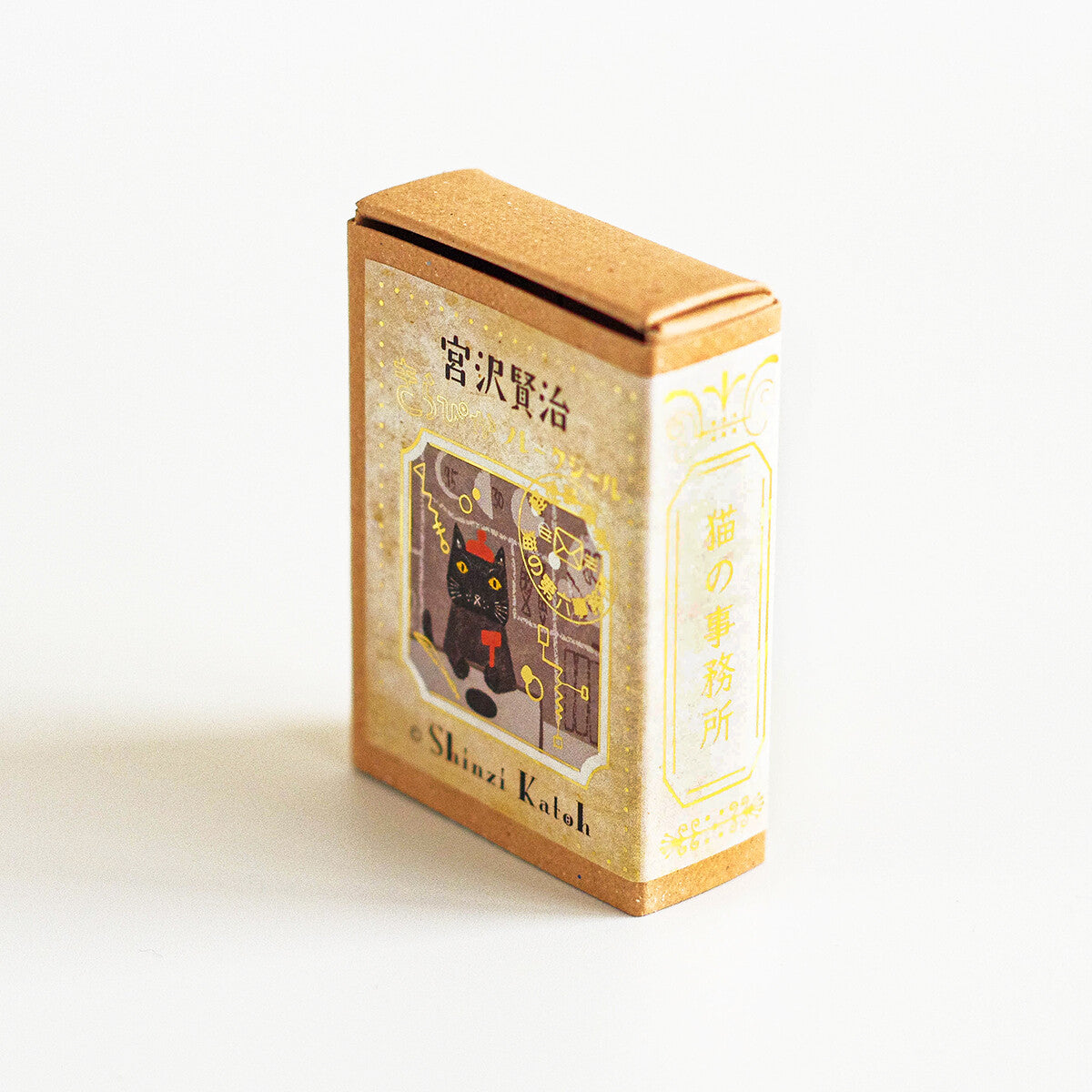 Shinzi Katoh Flake Stickers in a Match Box // Cat Office
