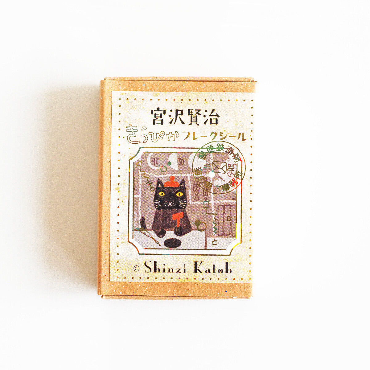 Shinzi Katoh Flake Stickers in a Match Box // Cat Office