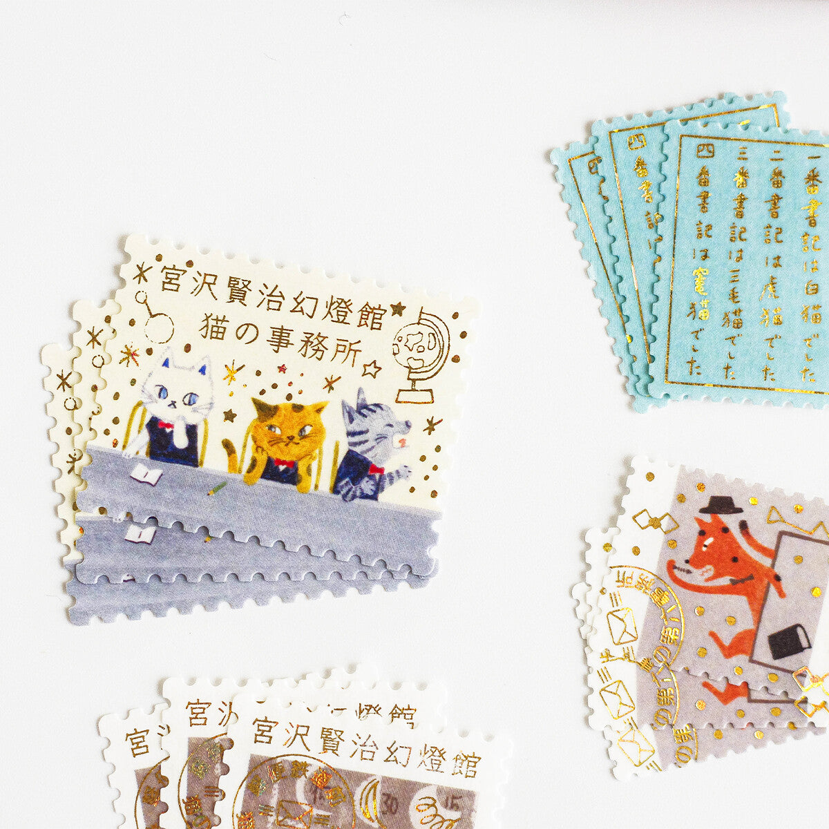 Shinzi Katoh Flake Stickers in a Match Box // Cat Office