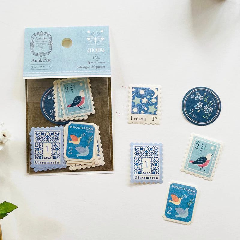 Antik Piac - Blue Bird Flake Seal