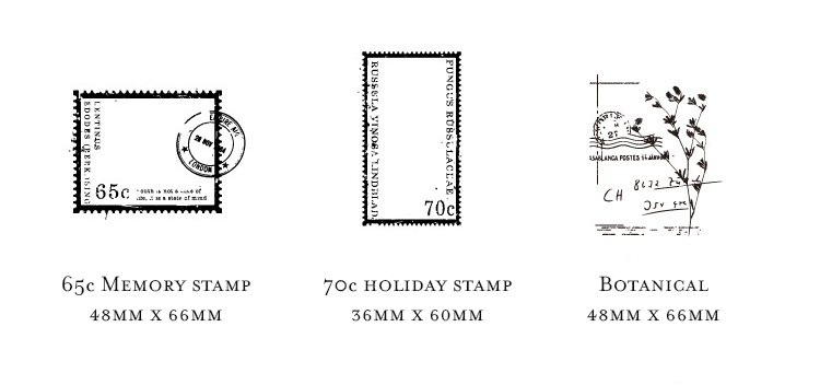 Vintage Wooden Rubber Stamps